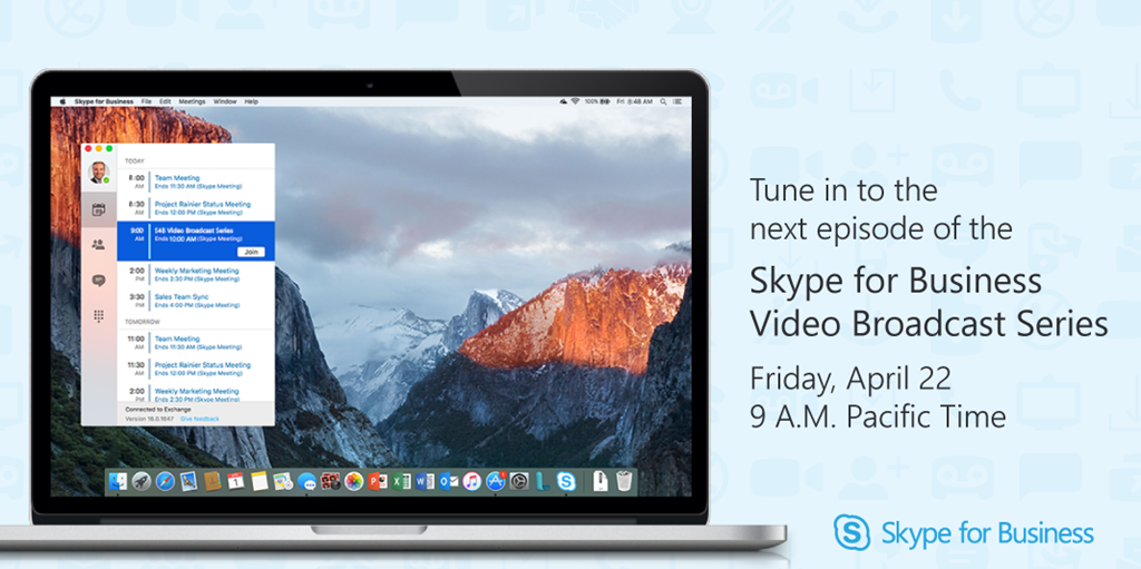 Skype for business mac client features
